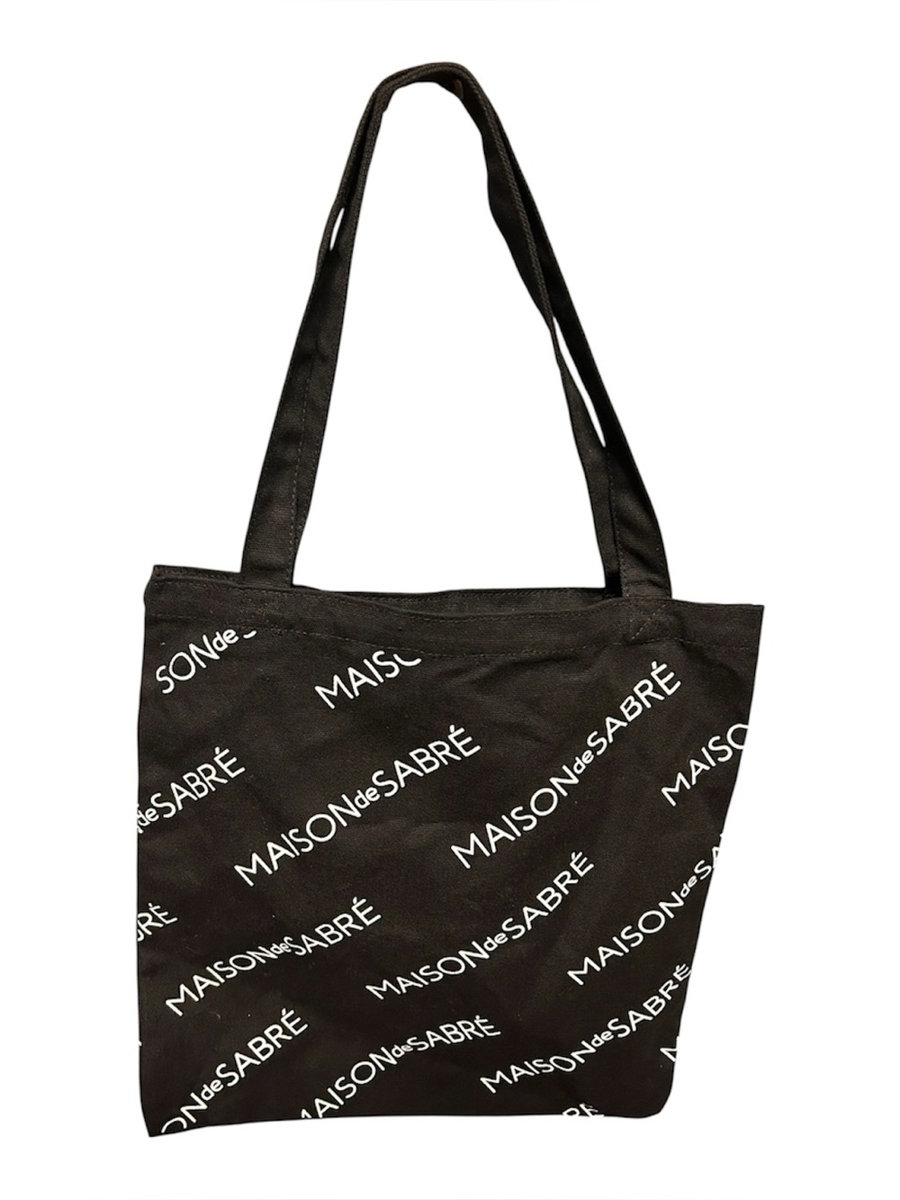 MAISON de SABRÉ Black Logo Tote Bag